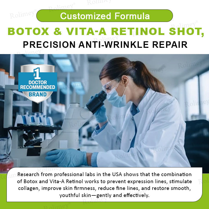 👨‍⚕️💙Made and shipped from Australia 💫Rolimey® Botox & Vita-A Retinol Shot Wrinkle-Lift Tightening cream - Last Day Promotion 70% OFF