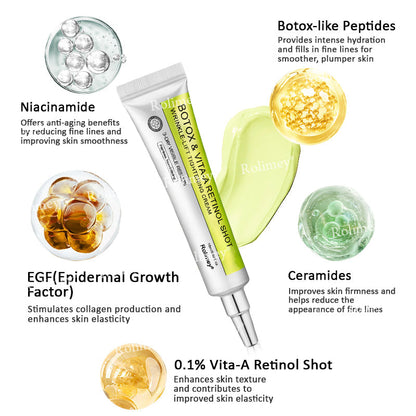 👨‍⚕️💙Made and shipped from Australia 💫Rolimey® Botox & Vita-A Retinol Shot Wrinkle-Lift Tightening cream - Last Day Promotion 70% OFF
