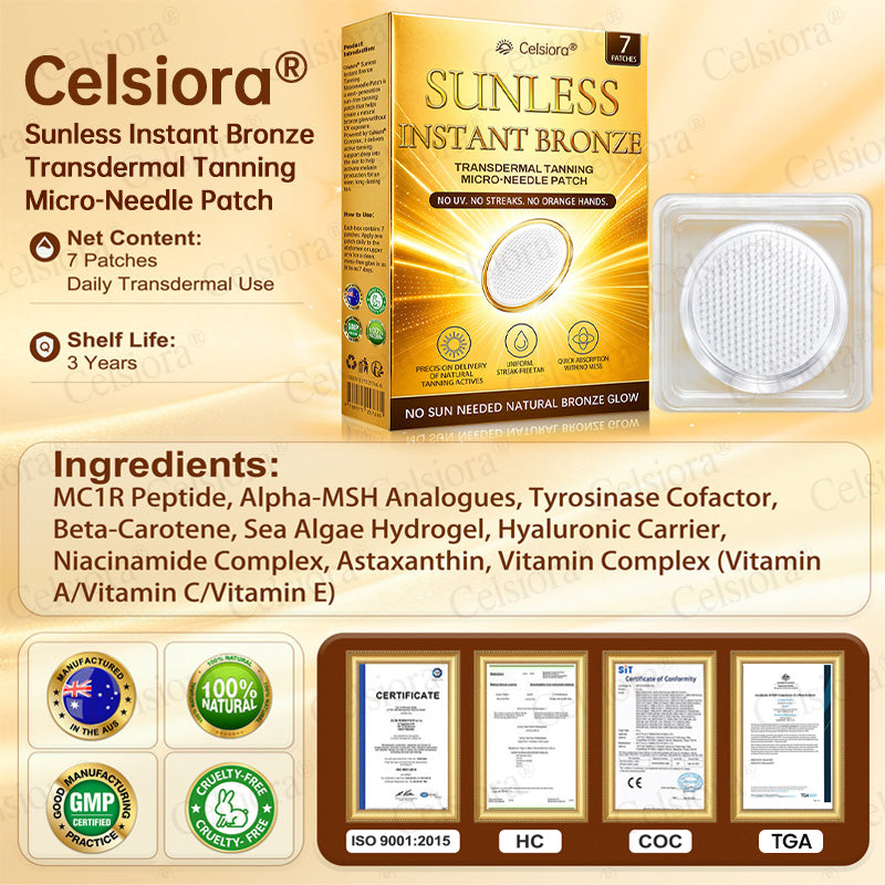 𝑶𝒇𝒇𝒊𝒄𝒊𝒂𝒍 𝑺𝒕𝒐𝒓𝒆 | ☀️ Celsiora® 𝐒𝐮𝐧𝐥𝐞𝐬𝐬 𝐈𝐧𝐬𝐭𝐚𝐧𝐭 𝐁𝐫𝐨𝐧𝐳𝐞 𝐓𝐚𝐧𝐧𝐢𝐧𝐠 𝐌𝐢𝐜𝐫𝐨𝐧𝐞𝐞𝐝𝐥𝐞 𝐏𝐚𝐭𝐜𝐡  (𝐉𝐮𝐬𝐭 𝐨𝐧𝐜𝐞 𝐚 𝐝𝐚𝐲) 𝐕𝐢𝐬𝐢𝐛𝐥𝐞 𝐁𝐫𝐨𝐧𝐳𝐞 𝐆𝐥𝐨𝐰 𝐢𝐧 𝟕 𝐃𝐚𝐲𝐬 ✅ 𝐍𝐨 𝐔𝐕, 𝐍𝐨 𝐎𝐫𝐚𝐧𝐠𝐞, 𝐍𝐨 𝐒𝐭𝐫𝐞𝐚𝐤𝐬, 𝐍𝐨 𝐃𝐇𝐀, 𝐍𝐨 𝐌𝐞𝐬𝐬. (upsell)