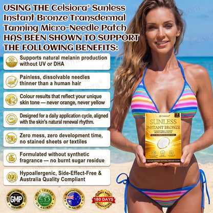 𝑶𝒇𝒇𝒊𝒄𝒊𝒂𝒍 𝑺𝒕𝒐𝒓𝒆 | ☀️ Celsiora® 𝐒𝐮𝐧𝐥𝐞𝐬𝐬 𝐈𝐧𝐬𝐭𝐚𝐧𝐭 𝐁𝐫𝐨𝐧𝐳𝐞 𝐓𝐚𝐧𝐧𝐢𝐧𝐠 𝐌𝐢𝐜𝐫𝐨𝐧𝐞𝐞𝐝𝐥𝐞 𝐏𝐚𝐭𝐜𝐡  (𝐉𝐮𝐬𝐭 𝐨𝐧𝐜𝐞 𝐚 𝐝𝐚𝐲) 𝐕𝐢𝐬𝐢𝐛𝐥𝐞 𝐁𝐫𝐨𝐧𝐳𝐞 𝐆𝐥𝐨𝐰 𝐢𝐧 𝟕 𝐃𝐚𝐲𝐬 ✅ 𝐍𝐨 𝐔𝐕, 𝐍𝐨 𝐎𝐫𝐚𝐧𝐠𝐞, 𝐍𝐨 𝐒𝐭𝐫𝐞𝐚𝐤𝐬, 𝐍𝐨 𝐃𝐇𝐀, 𝐍𝐨 𝐌𝐞𝐬𝐬. (upsell)