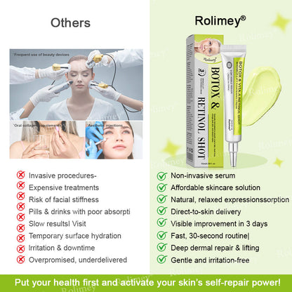👨‍⚕️💙Made and shipped from Australia 💫Rolimey® Botox & Vita-A Retinol Shot Wrinkle-Lift Tightening cream - Last Day Promotion 70% OFF