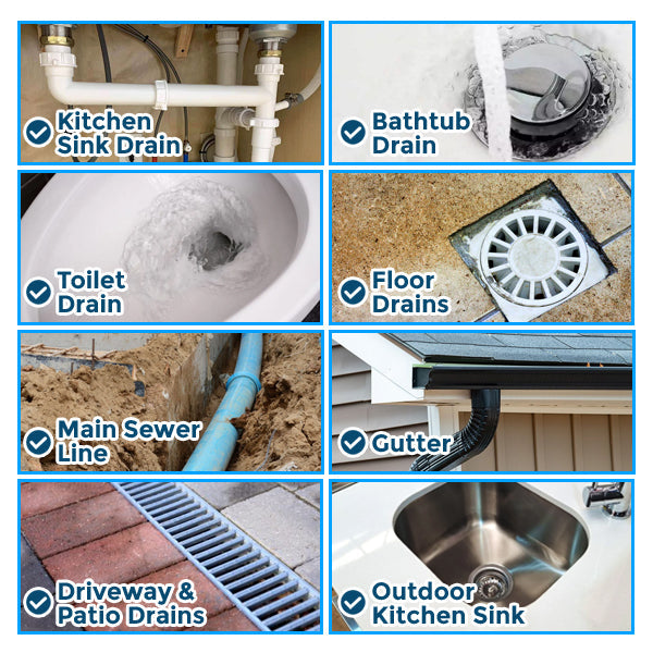 GFOUK® Powerful Drain & Sink Cleaning Powder