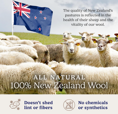 Muvolantia Natural Fabric Softener Laundry Wool Dryer Balls